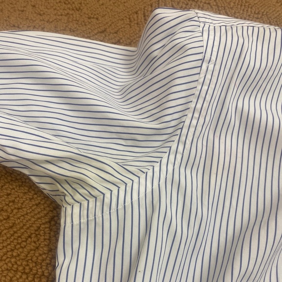 POLO Ralph Lauren dress shirt Size 15 1/2-34 regent classic fit Blue Stripe - Picture 6 of 9